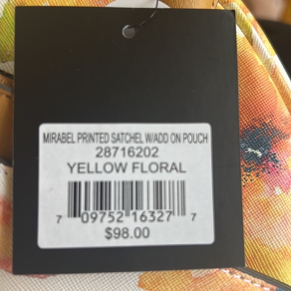 Nanette Lepore Yellow Floral Purse - Picture 7 of 7